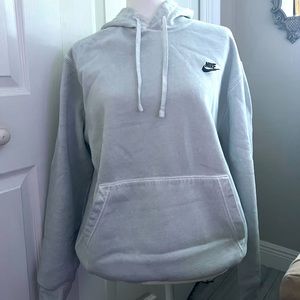 Large White Comfortable Nike Hoodie